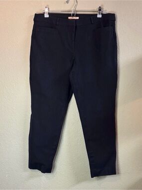 Gibson Latimer Pants Women’s Black Flat Front Business Casual Classic Pant Sz 12